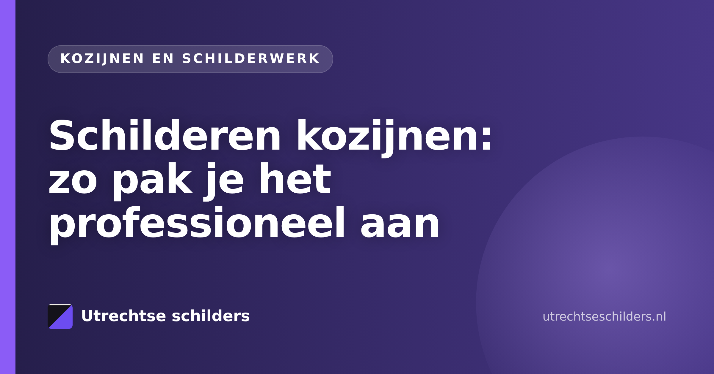 Schilderen kozijnen aan een woning met schuren, gronden en aflakken voor een strak resultaat