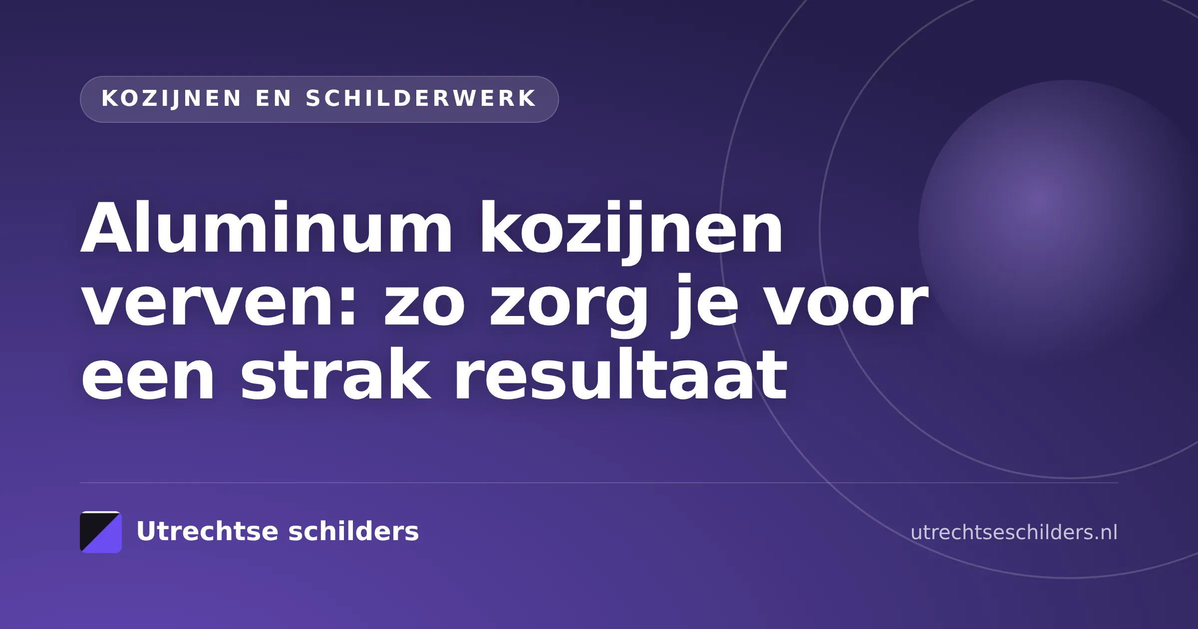 Aluminum kozijnen verven met primer en verf voor een strak geschilderd buitenkozijn